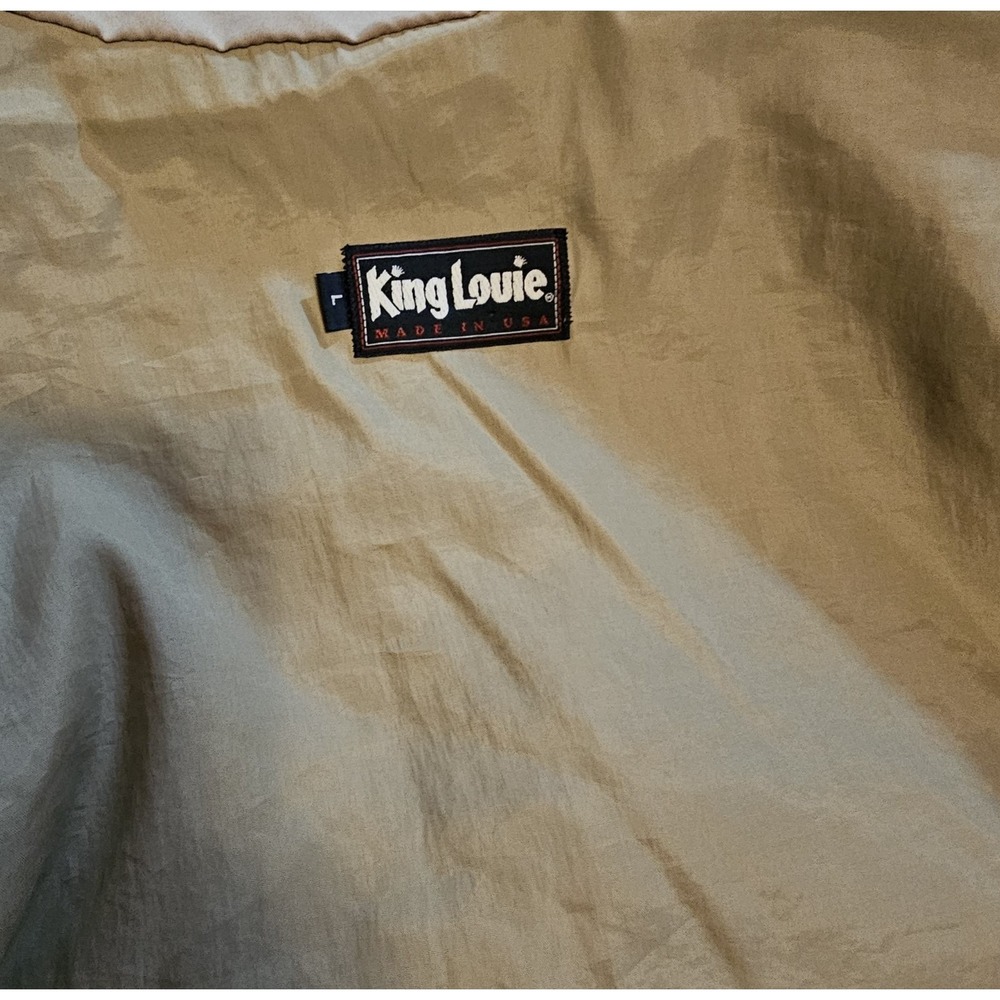 King Louie Paramount Farms Windbreaker Bomber Style UFCW Mens Jacket Size Large - Picture 3 of 9